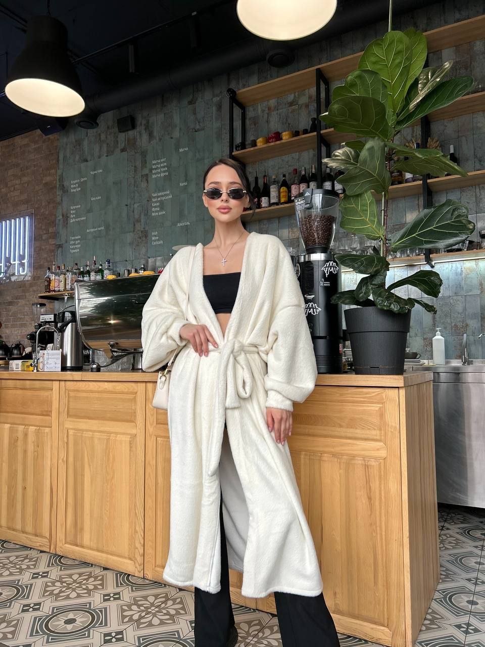 Довгий кардиган “Milena” з мʼяким ворсом - Зображення 4