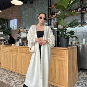 Довгий кардиган “Milena” з мʼяким ворсом