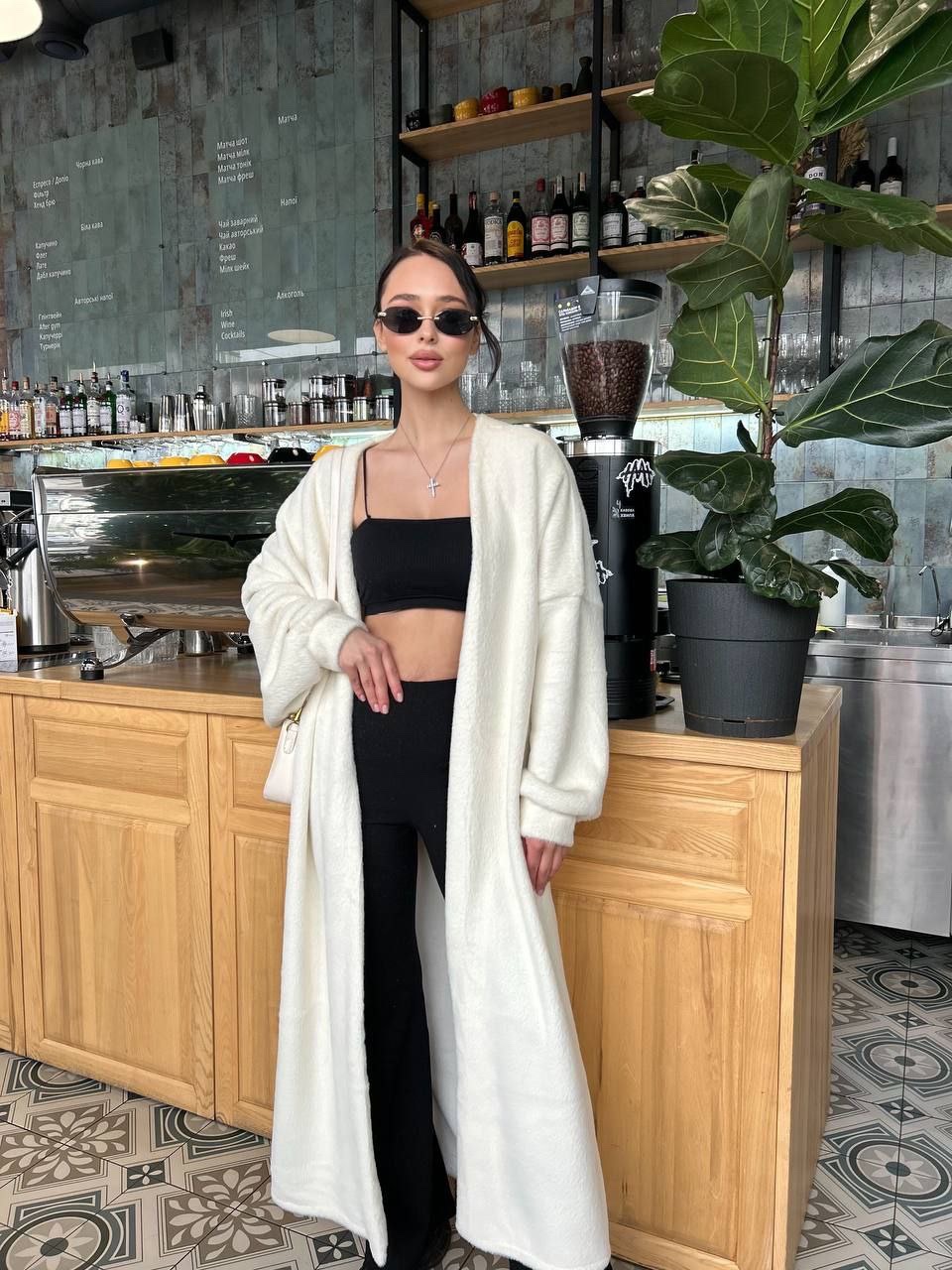 Довгий кардиган “Milena” з мʼяким ворсом - Зображення 2