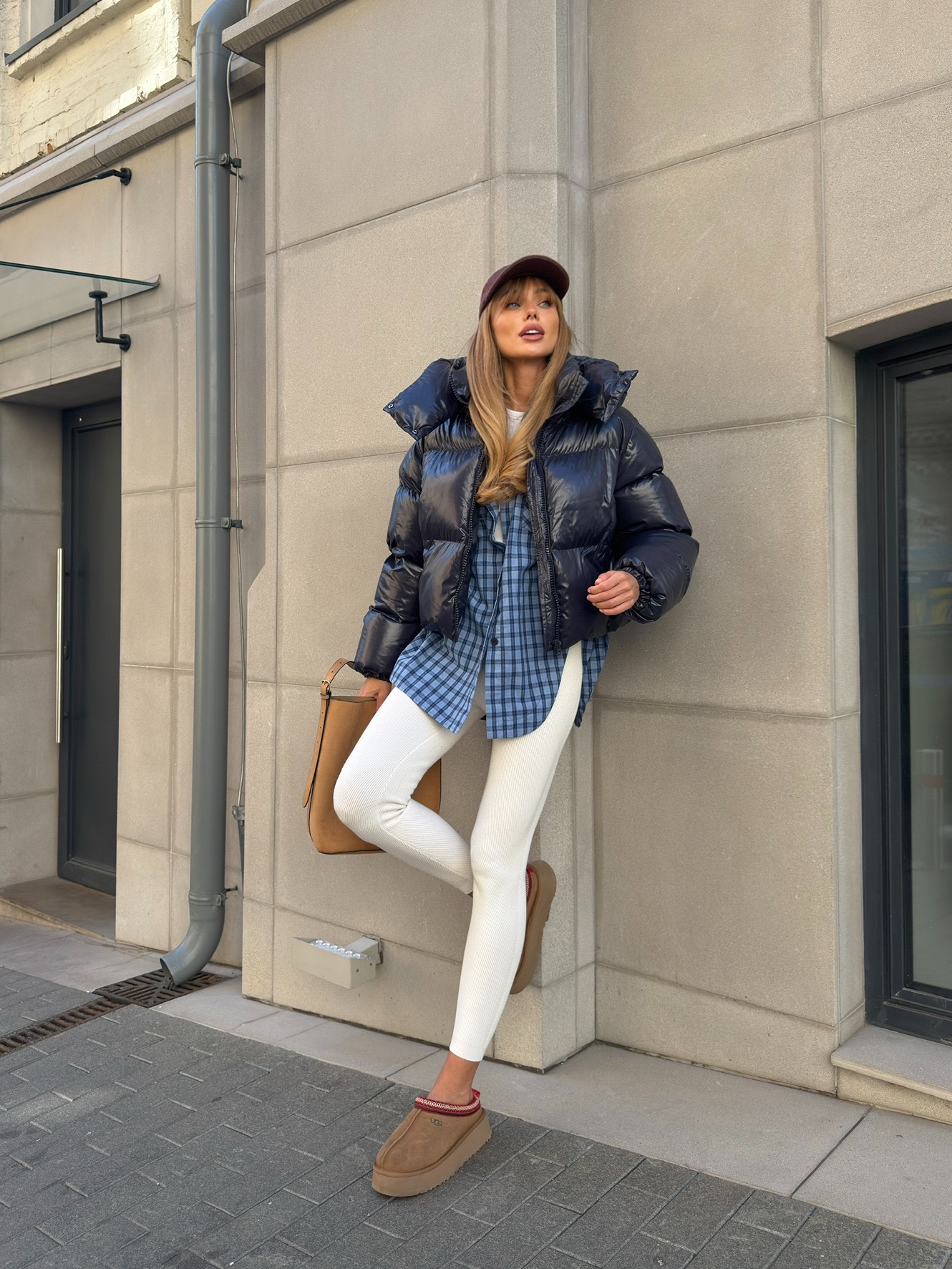 Глянцевий пуховик “Luna”