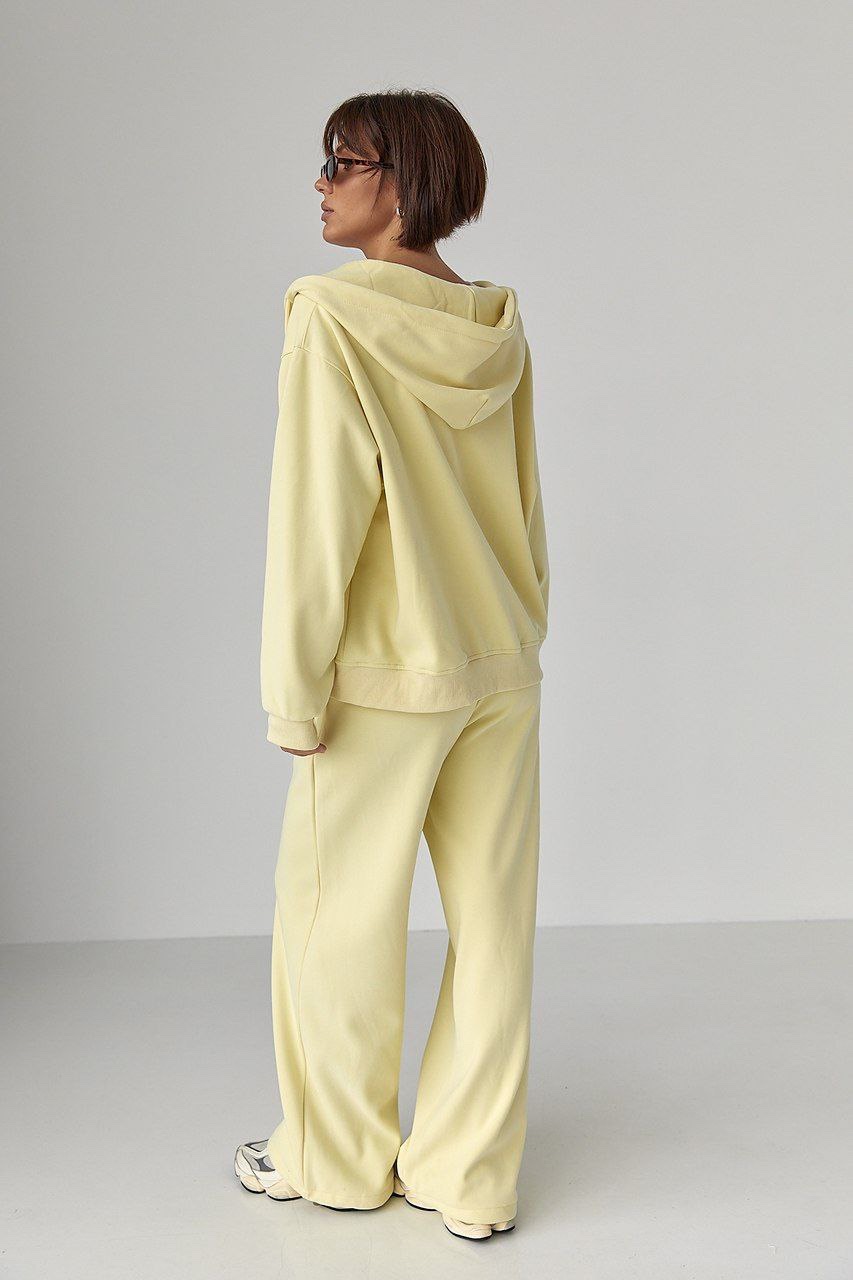 Спортивний костюм “Gimmie” із худі з капюшоном та прямими штанами - Зображення 2