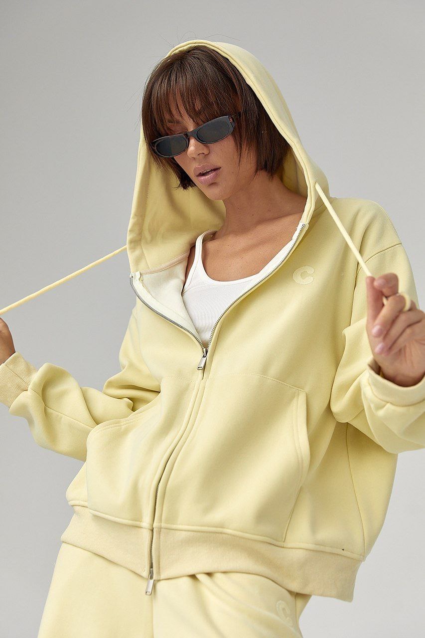 Спортивний костюм “Gimmie” із худі з капюшоном та прямими штанами - Зображення 4