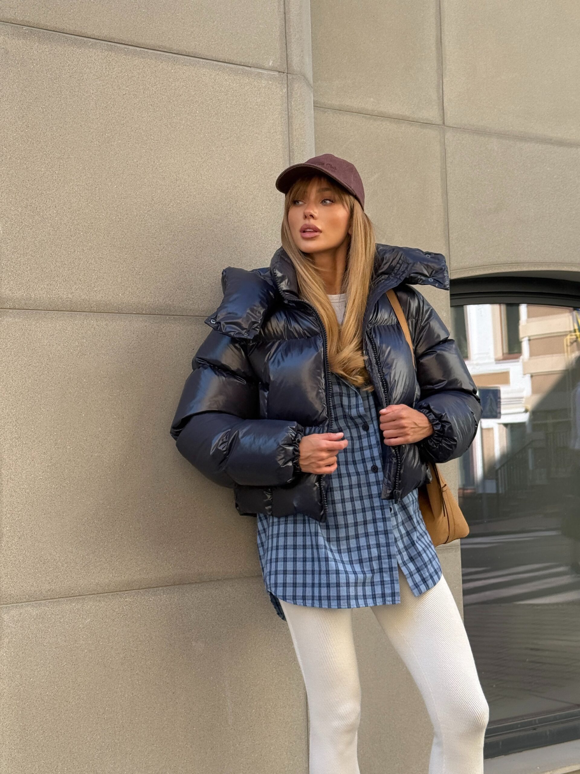 Глянцевий пуховик “Luna” - Зображення 5