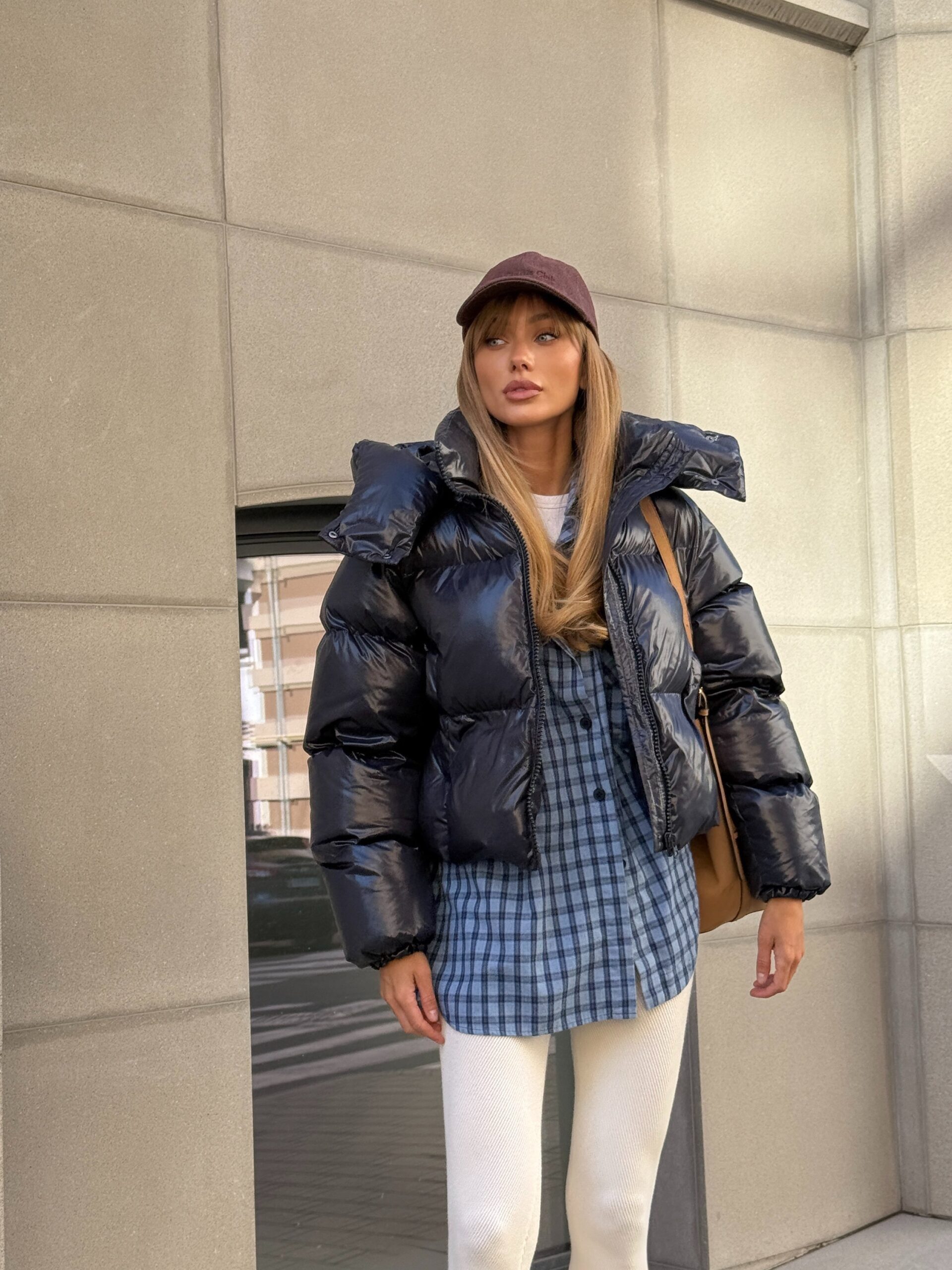 Глянцевий пуховик “Luna” - Зображення 4