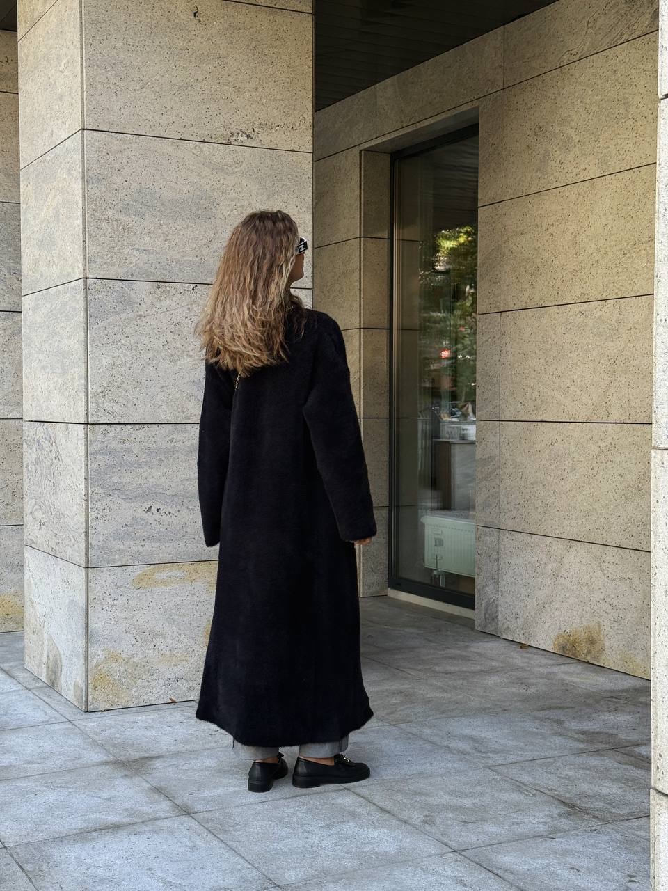 Кардиган “Fluffy Black” з поясом - Зображення 5