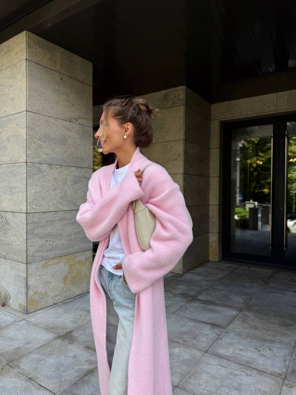 Кардиган “Candy Pink” з поясом - Зображення 2