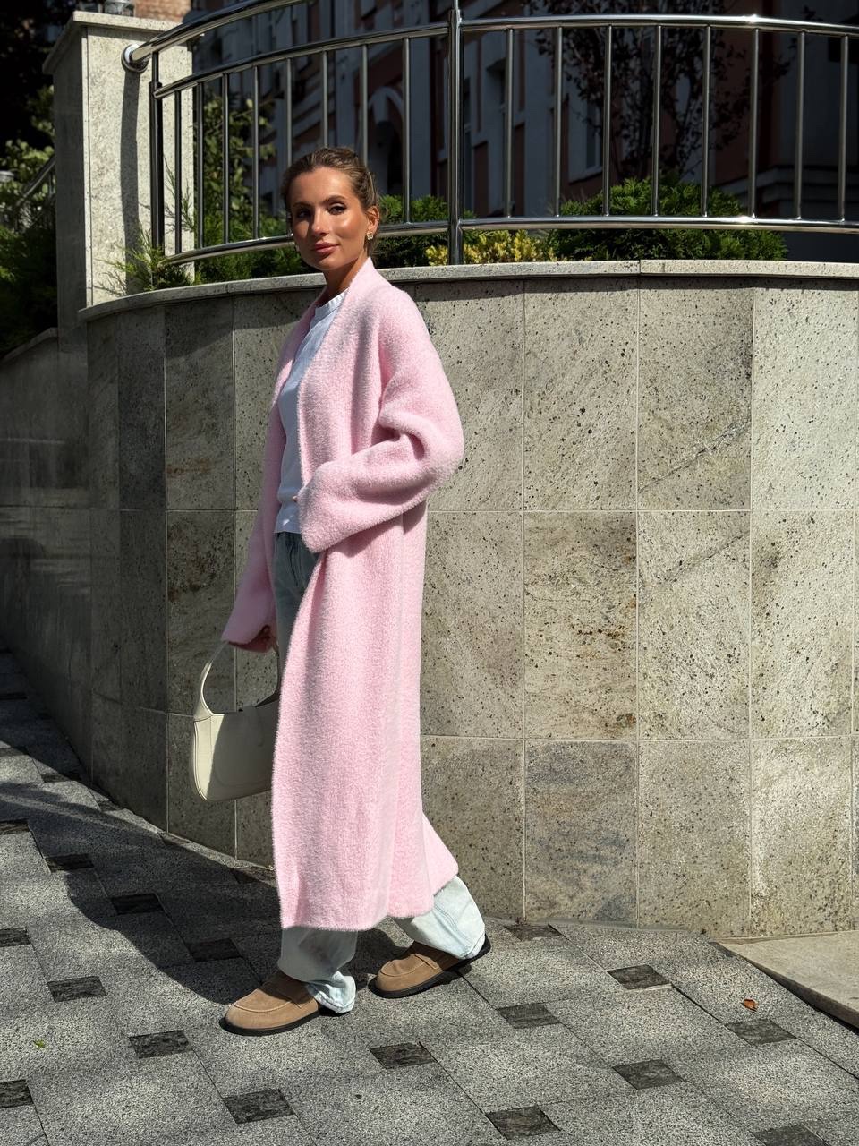 Кардиган “Candy Pink” з поясом - Зображення 4