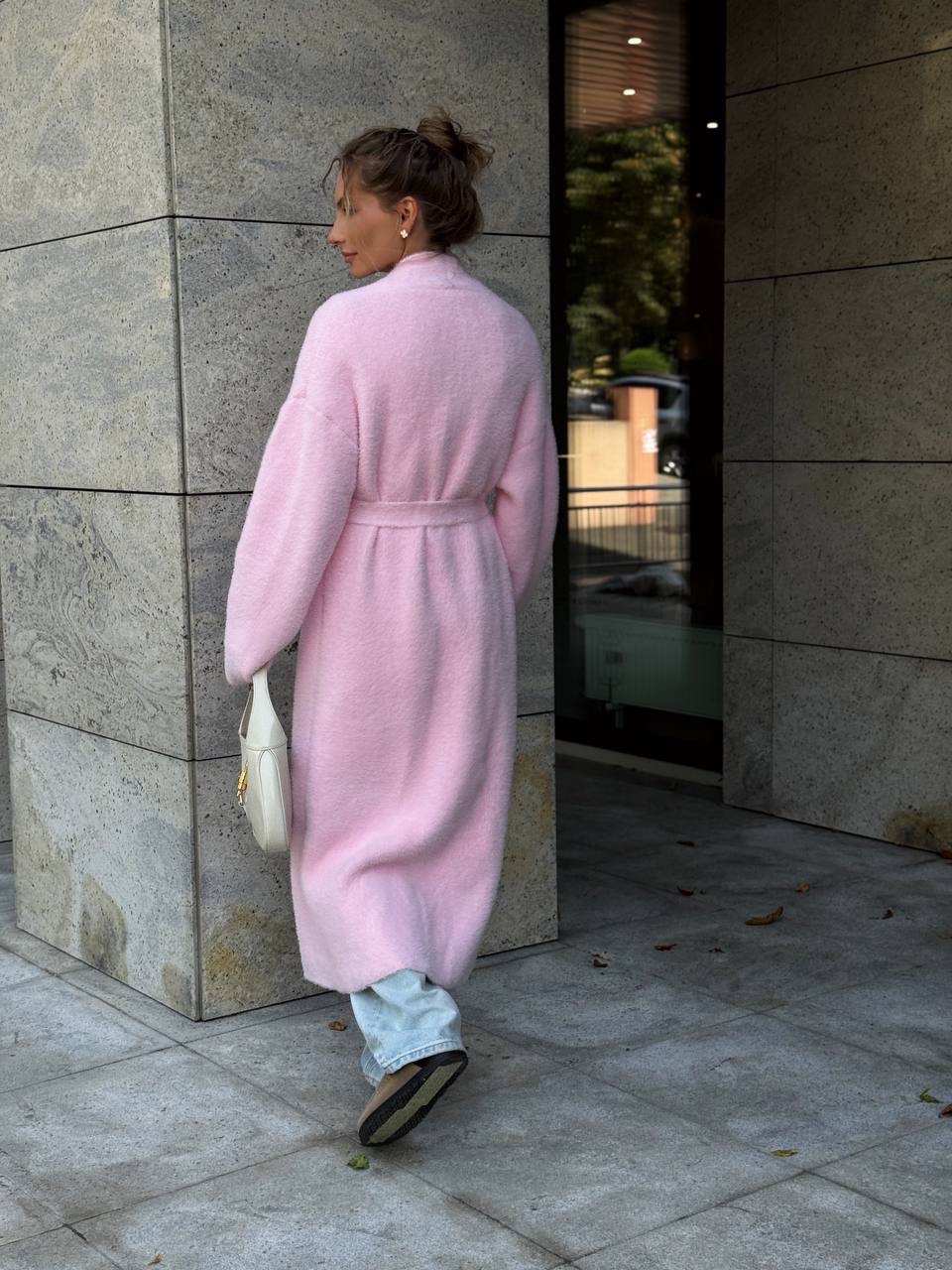 Кардиган “Candy Pink” з поясом - Зображення 6