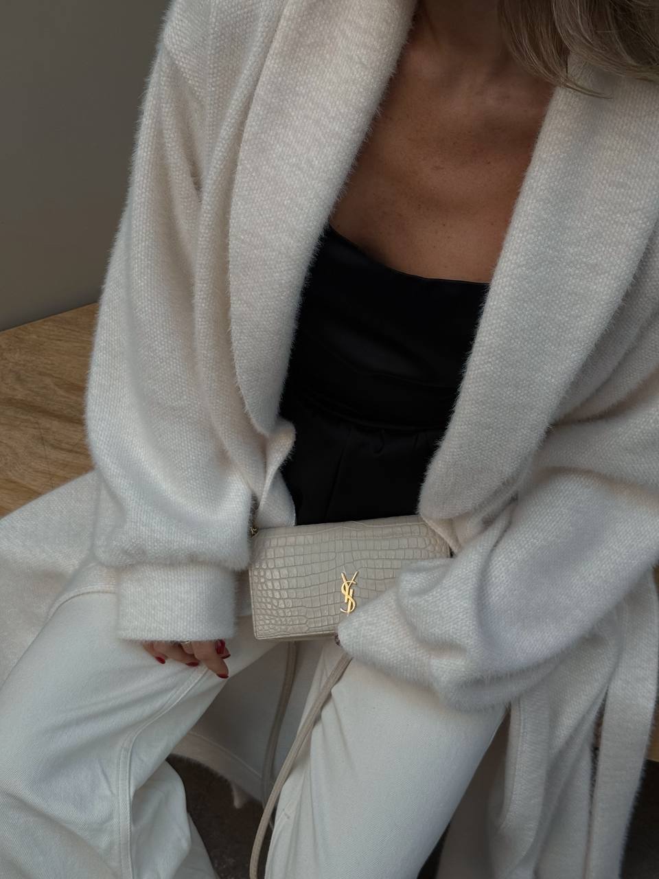 Пальто-кардиган “Elara” з поясом - Зображення 3