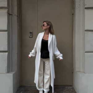 Пальто-кардиган “Elara” з поясом