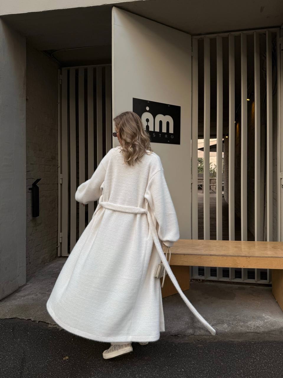 Пальто-кардиган “Elara” з поясом - Зображення 4