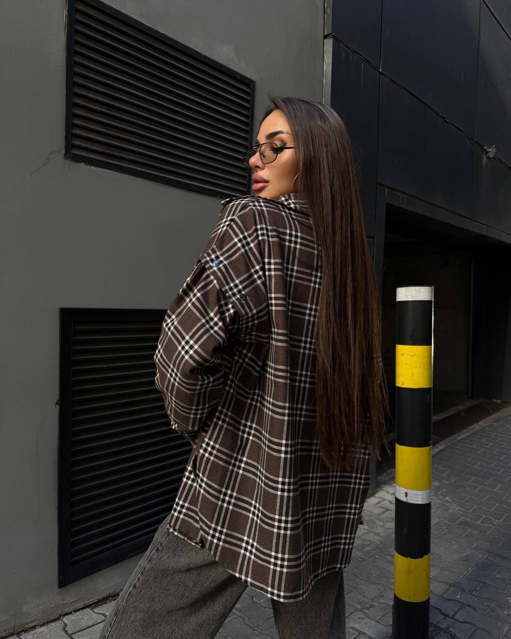 Сорочка-трансформер “Gaby” з мʼякої фланелі - Зображення 12