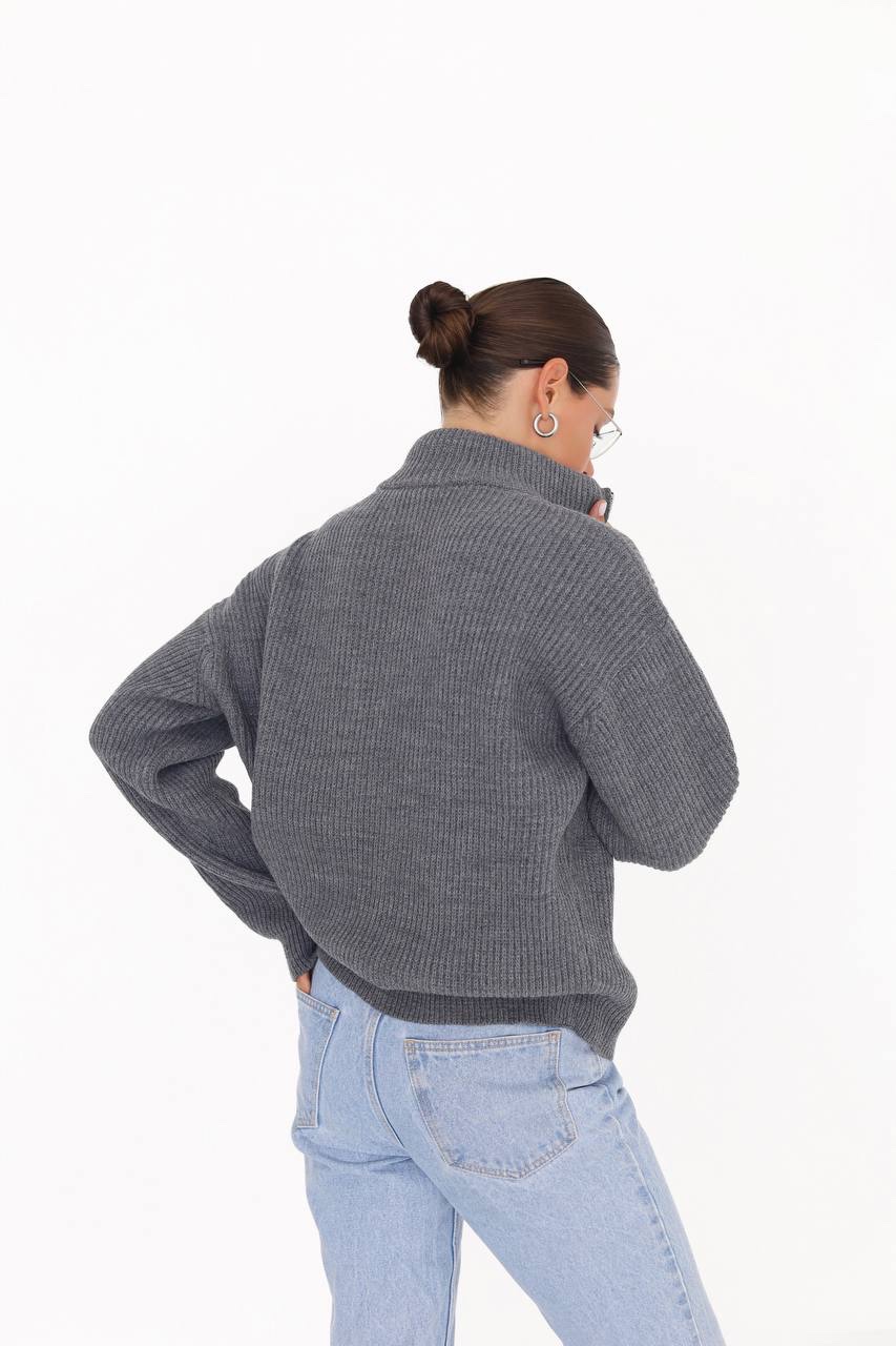 Трикотажна кофта “Emilia” на блискавці - Зображення 3