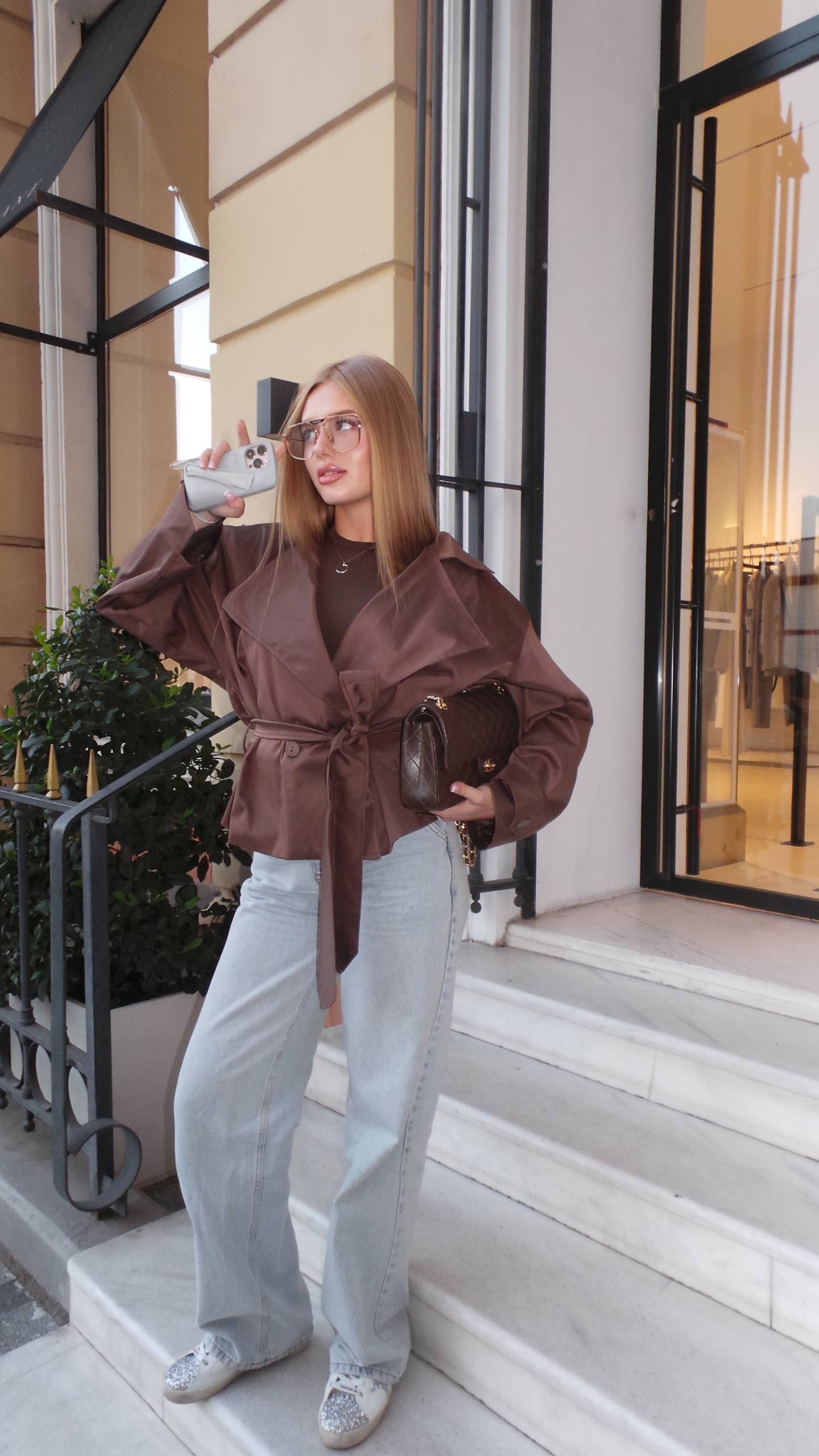 Тренч “Dafna” з поясом - Зображення 4