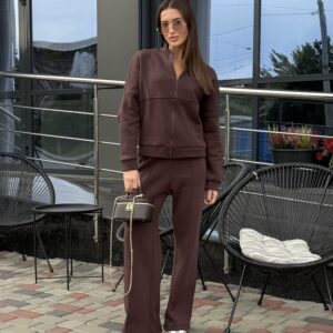 Костюм “Choco” з прямими штанами
