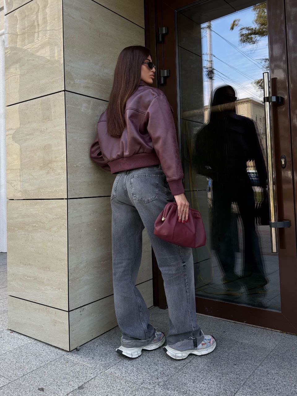 Бомбер з еко-шкіри “Monique” - Зображення 8