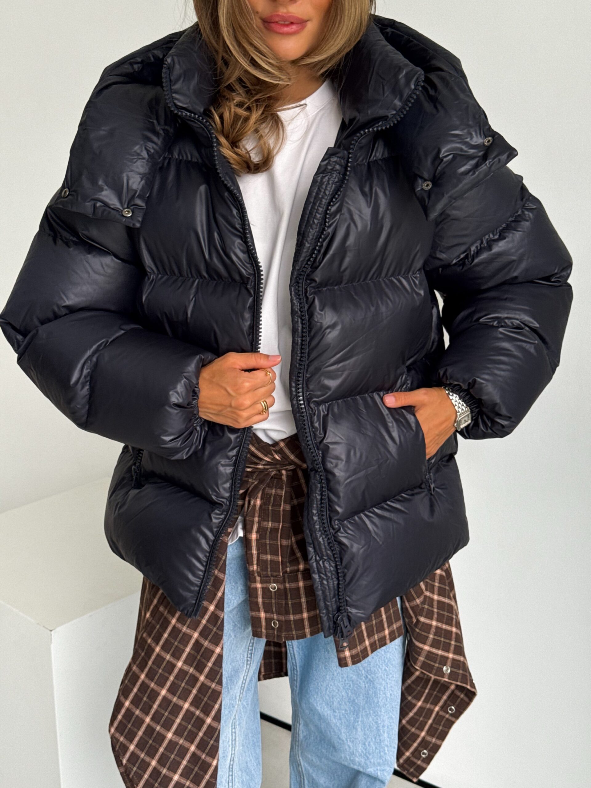 Пуховик “Midnight” із зйомним капюшоном - Зображення 3