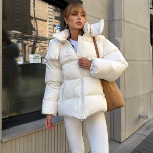 Пуховик ”Cloud” з капюшоном