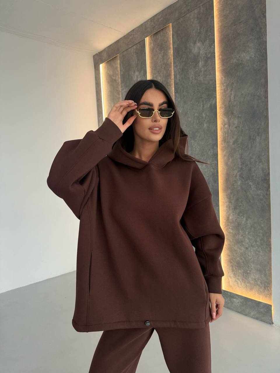 Худі на флісі “Warm” з куліскою - Зображення 13