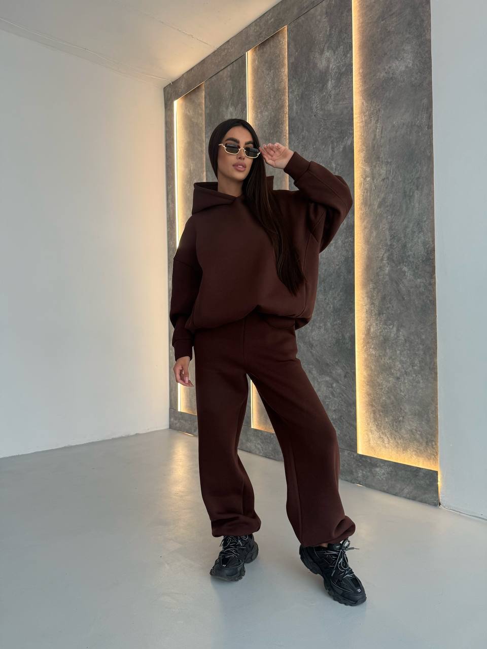 Худі на флісі “Warm” з куліскою - Зображення 15