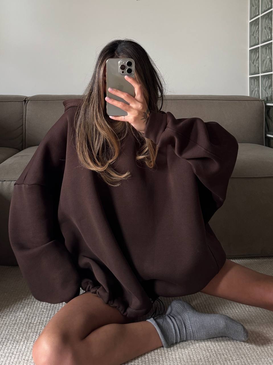 Худі оверсайз “Boss” на флісі - Зображення 6