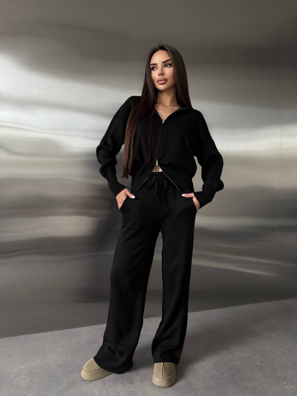 Вʼязаний костюм “Sienna” зі штанами