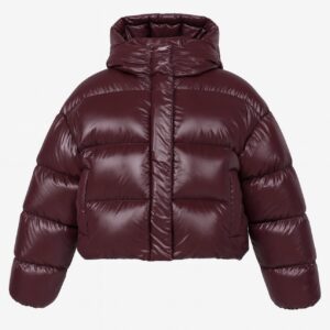 Глянцевий пуфер “Madrid” з капюшоном