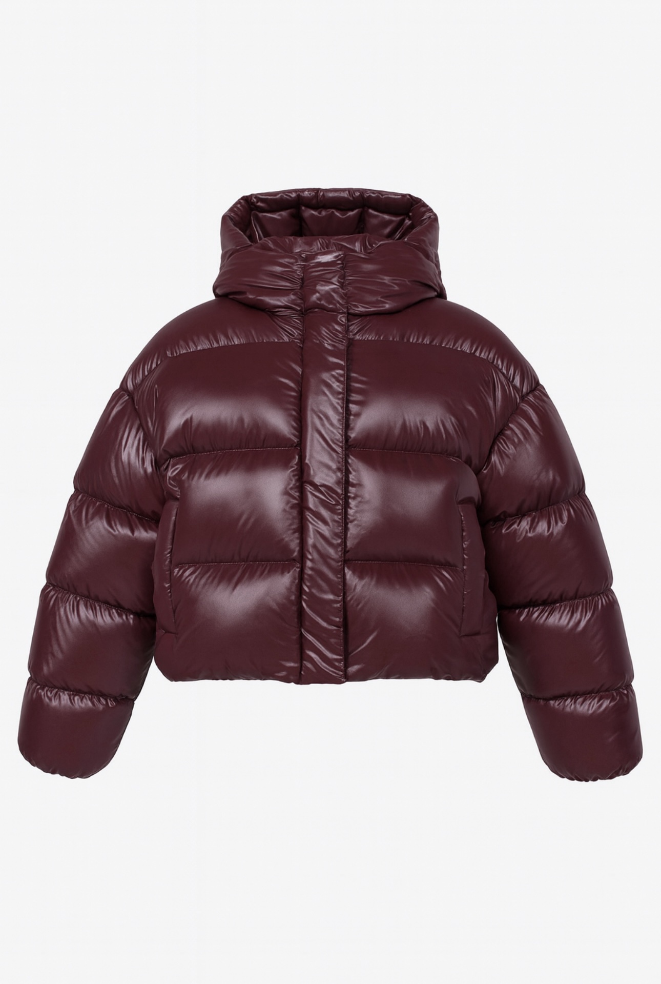 Глянцевий пуфер “Madrid” з капюшоном