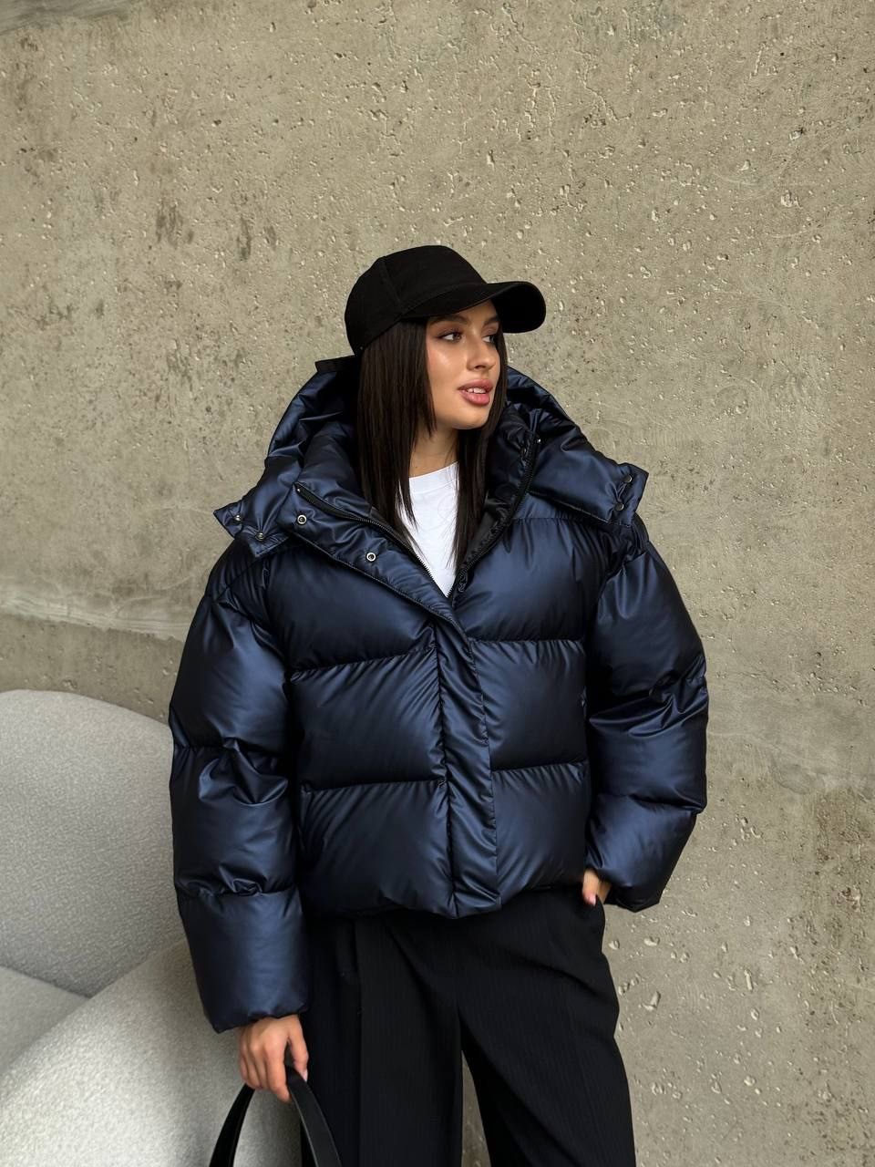 Укорочений пуховик “Oslo” з біо-пуху - Зображення 2