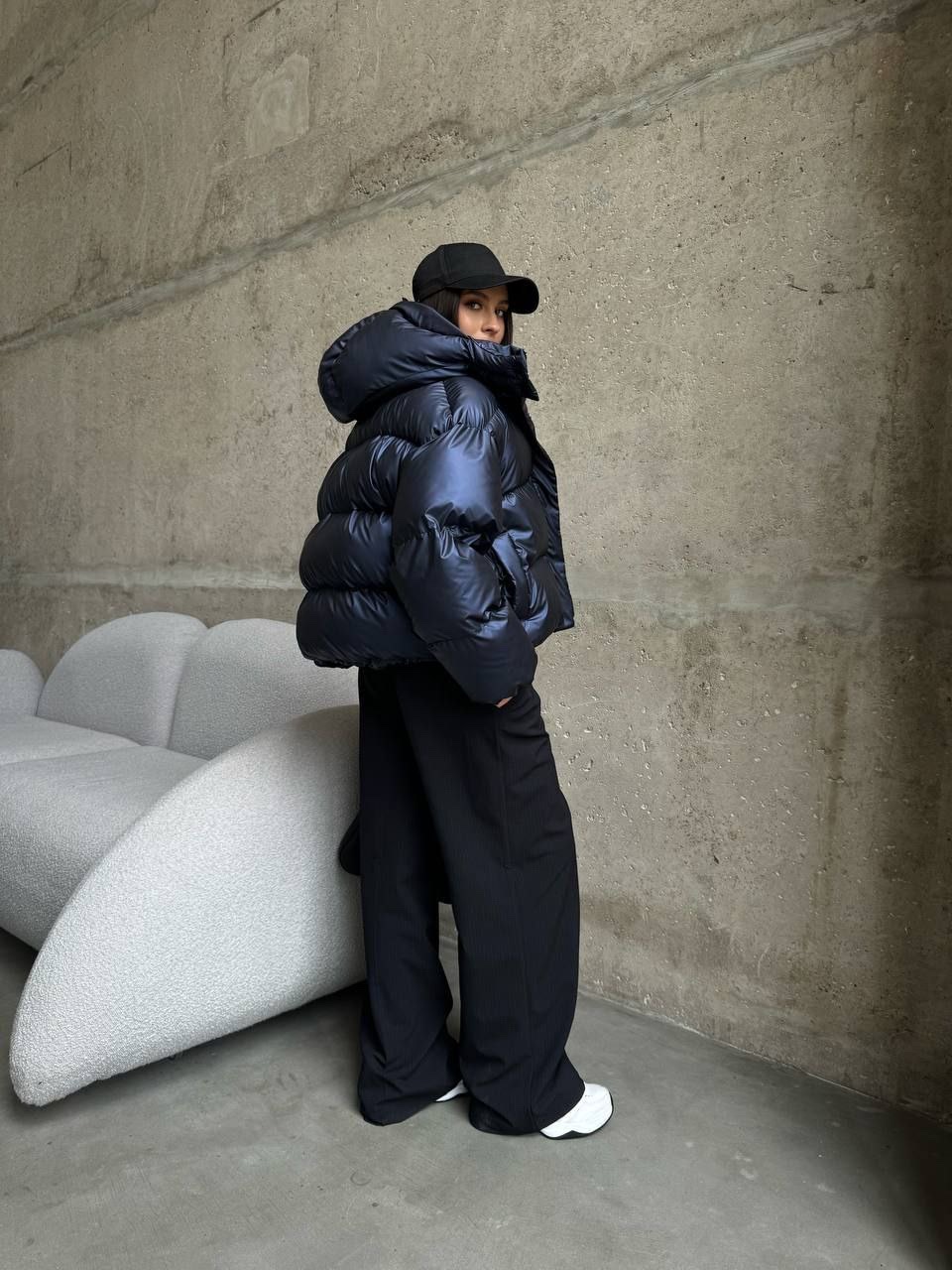 Укорочений пуховик “Oslo” з біо-пуху - Зображення 5