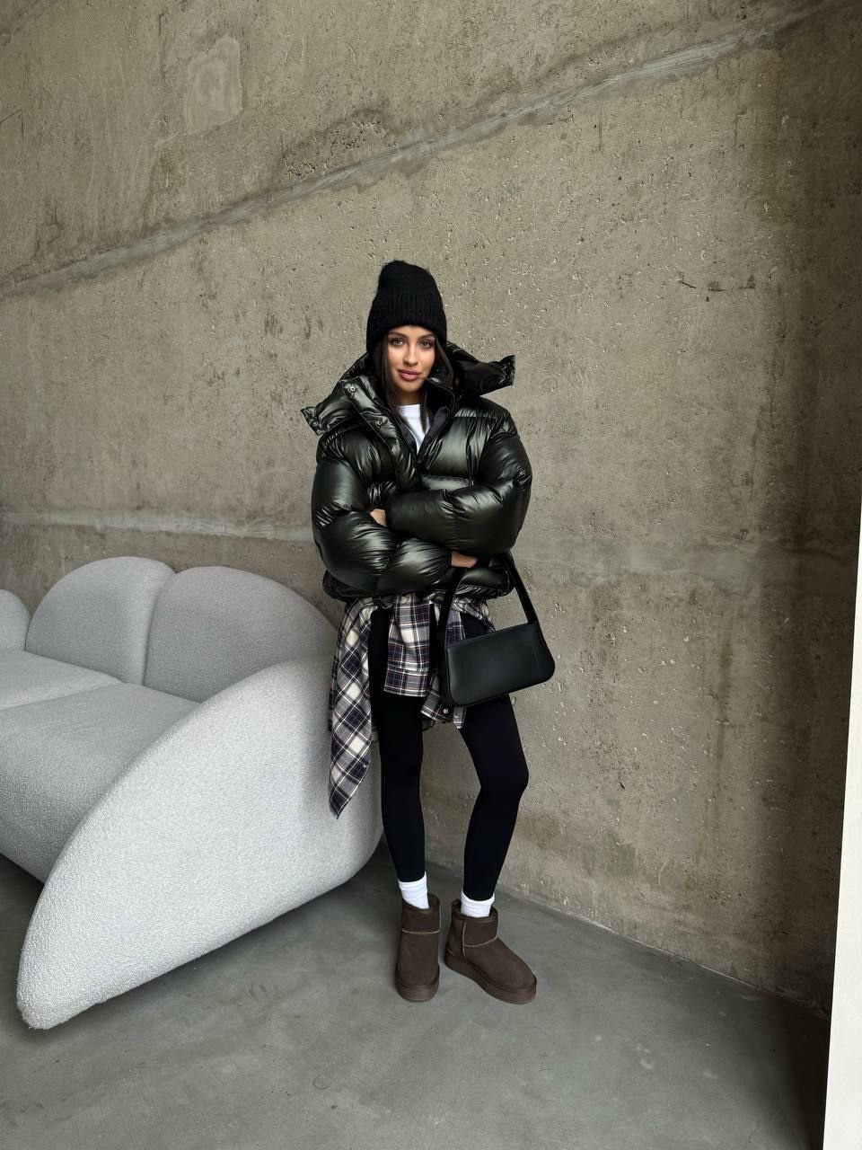 Укорочений пуховик “Oslo” з біо-пуху - Зображення 9