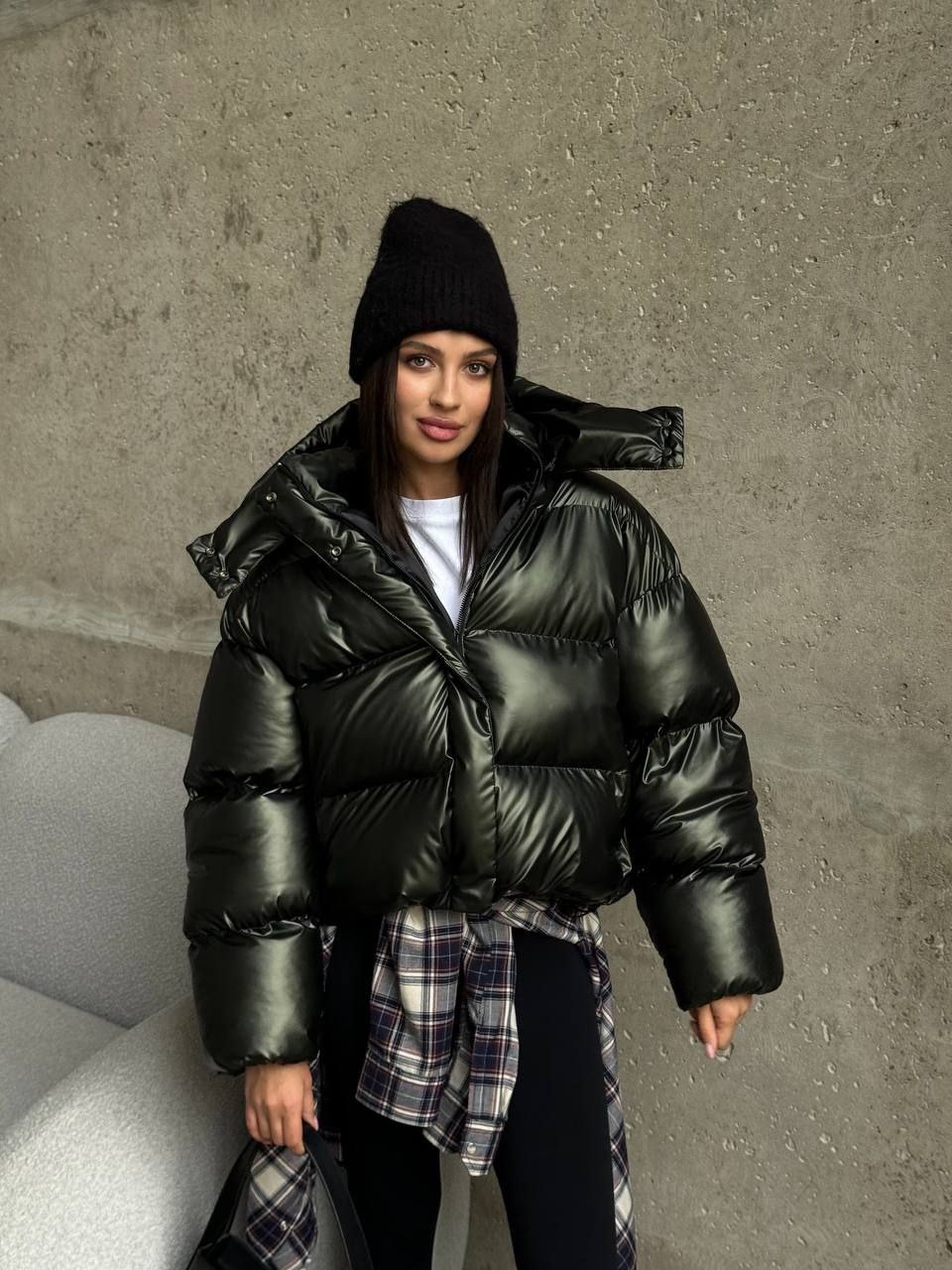 Укорочений пуховик “Oslo” з біо-пуху - Зображення 6