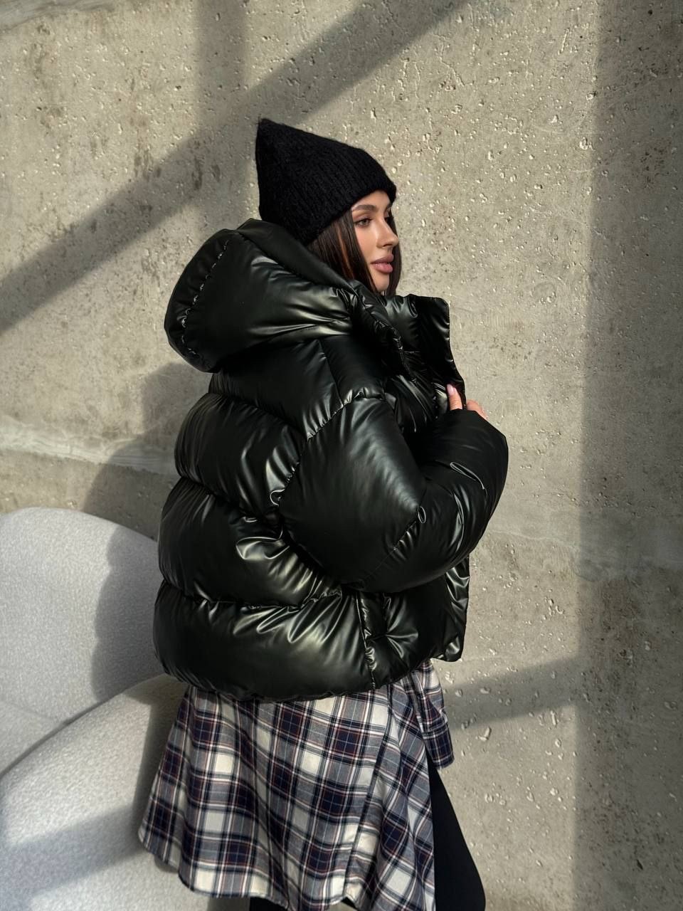 Укорочений пуховик “Oslo” з біо-пуху - Зображення 7