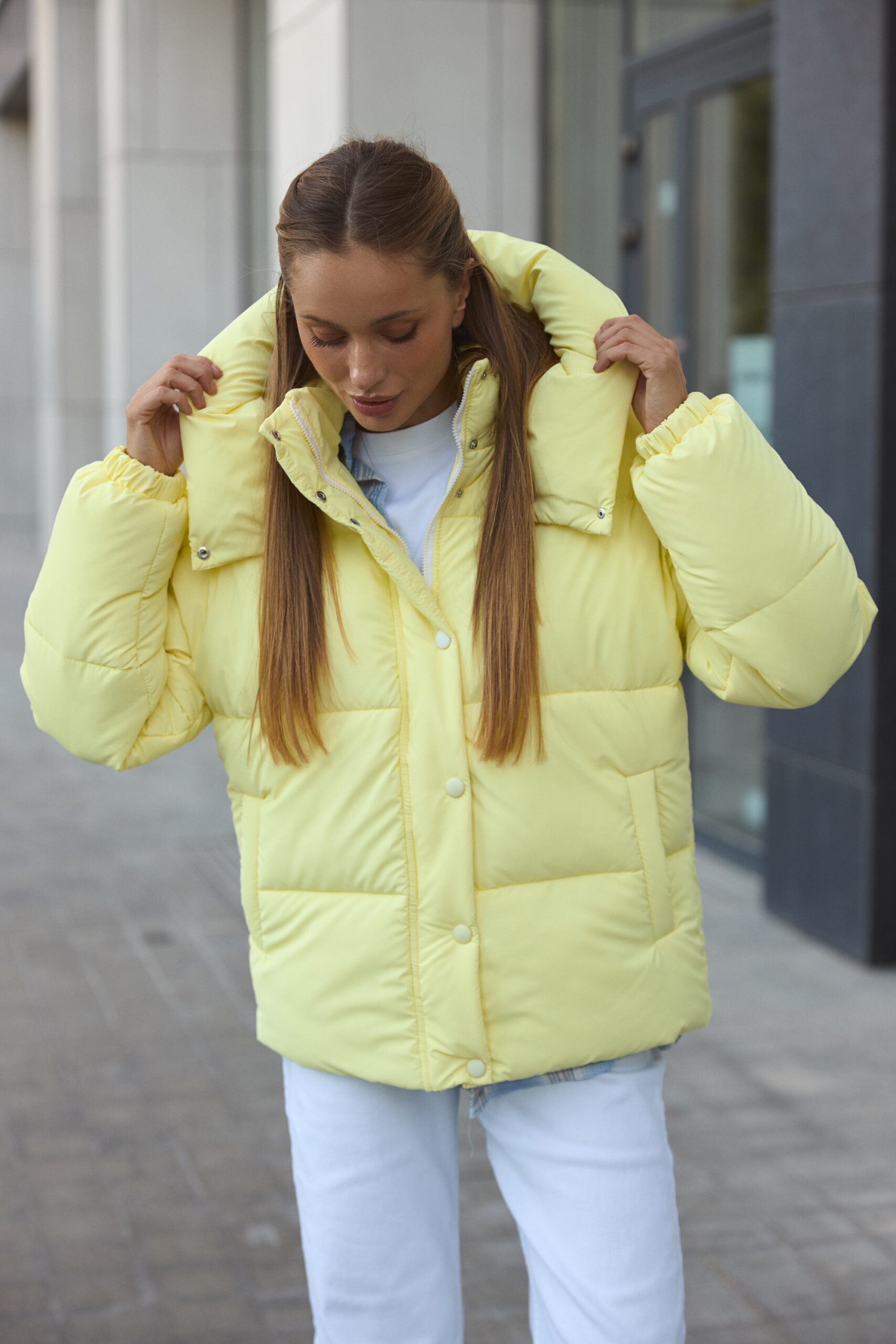 Пуховик “Giana” з еко-пуху - Зображення 3