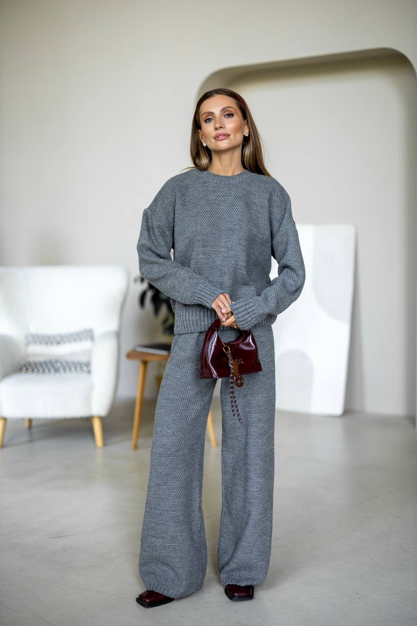 Вʼязаний костюм “Charlotte” з вовни - Зображення 2
