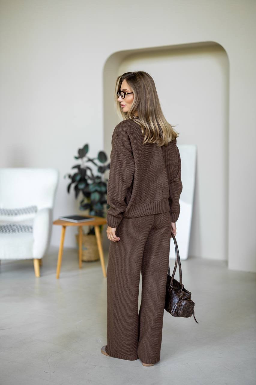 Вʼязаний костюм “Charlotte” з вовни - Зображення 12