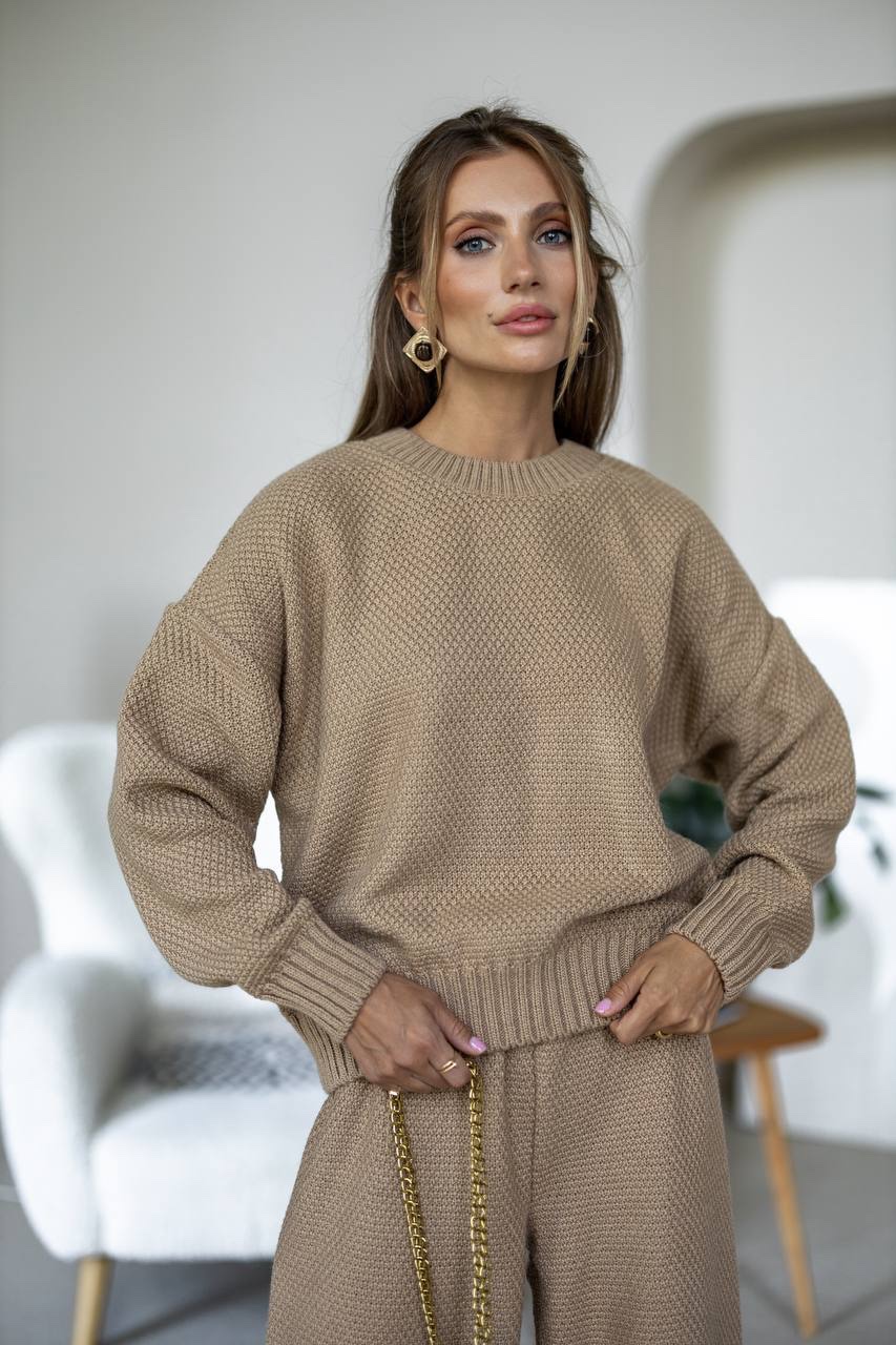 Вʼязаний костюм “Charlotte” з вовни - Зображення 14