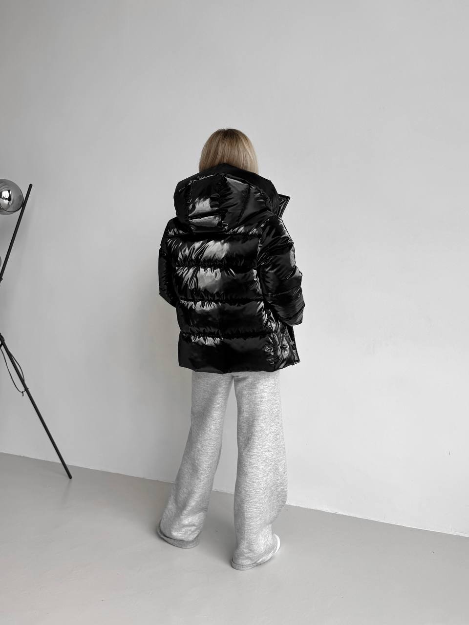 Лаковий пуховик “Lumi” з біо-пуху - Зображення 4