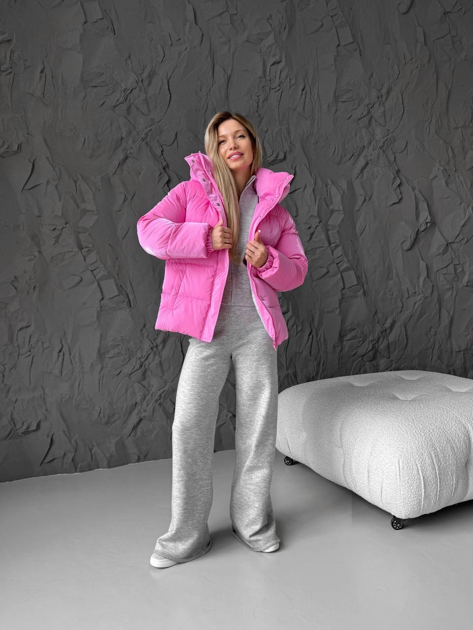 Лаковий пуховик “Lumi” з біо-пуху - Зображення 7