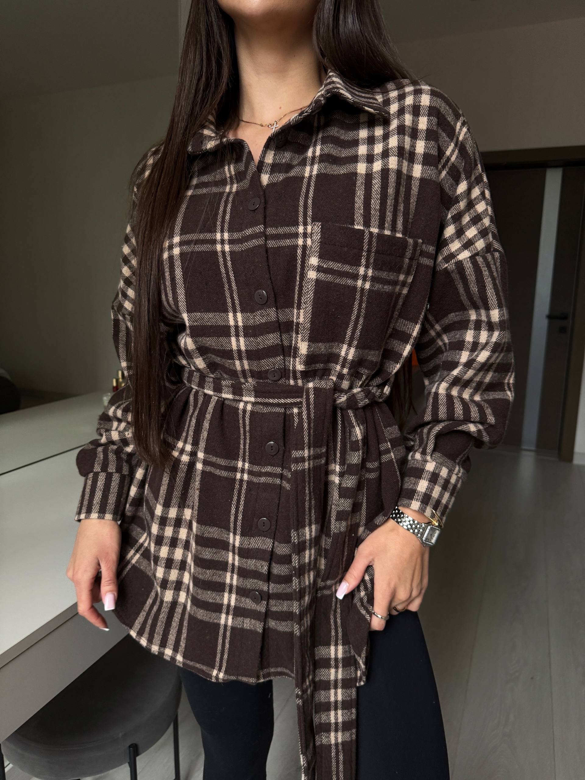 Подовжена сорочка “Marta” з кашеміру - Зображення 3