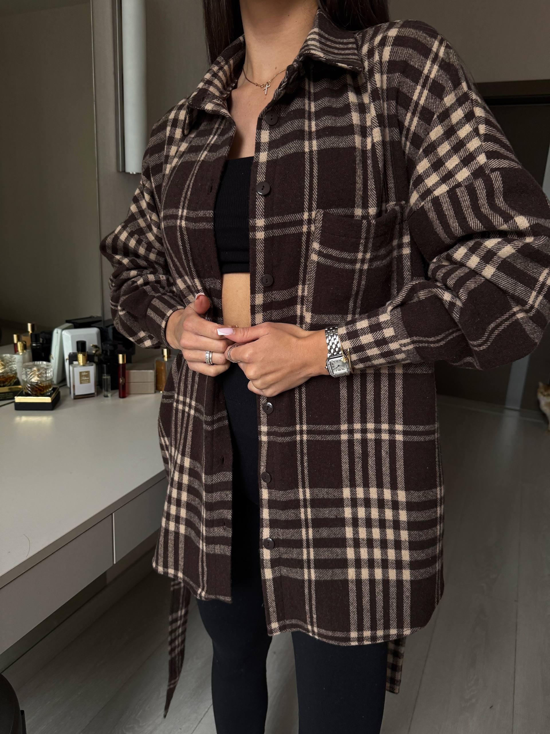 Подовжена сорочка “Marta” з кашеміру - Зображення 2