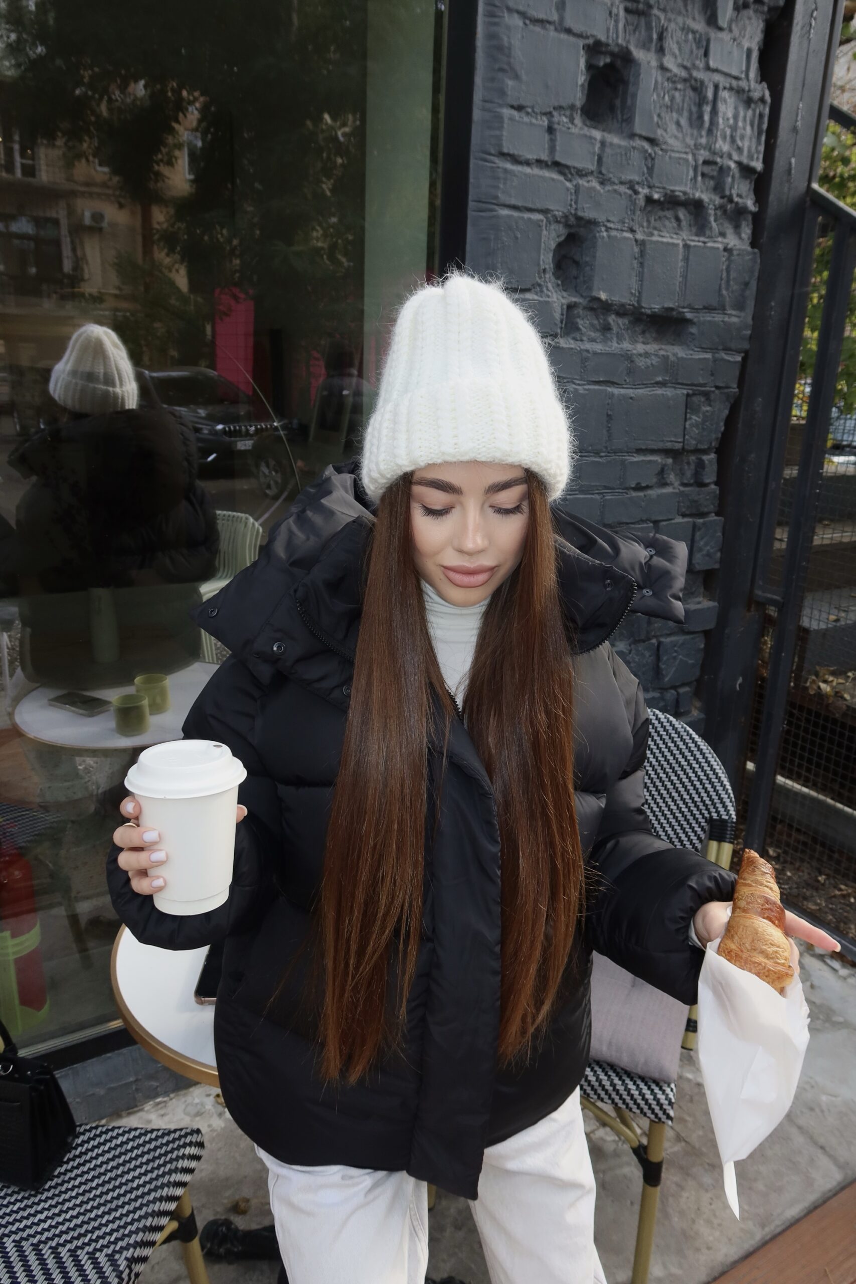 Пуховик “Nero” з еко пуху - Зображення 6