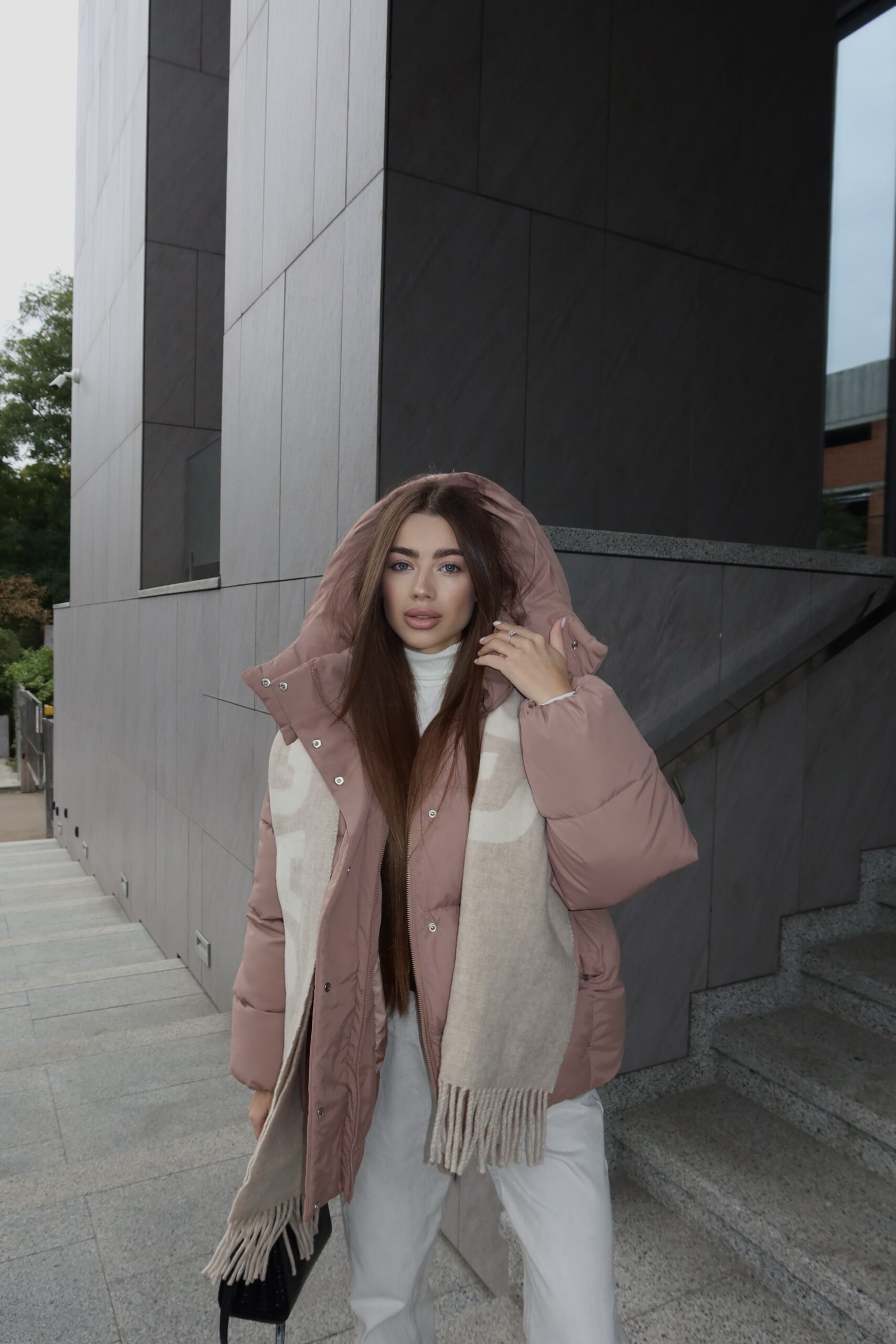 Пуховик “Mocha” з еко пуху - Зображення 4