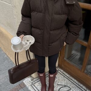 Пуховик “Anette” з кашеміру