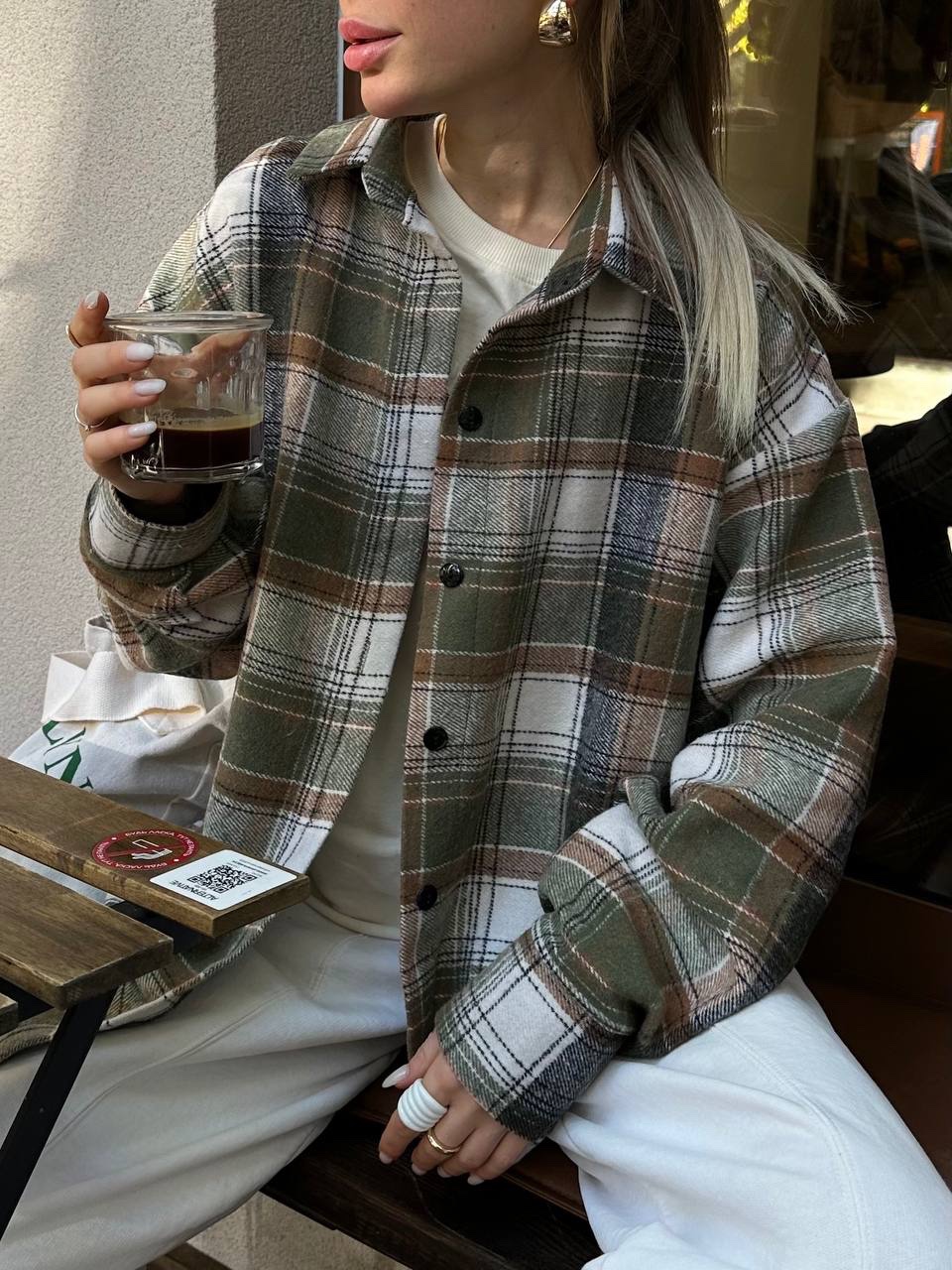 Сорочка з кашеміру “Highland” в клітинку - Зображення 7