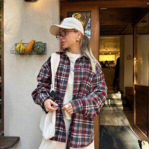 Сорочка з кашеміру “Highland” в клітинку