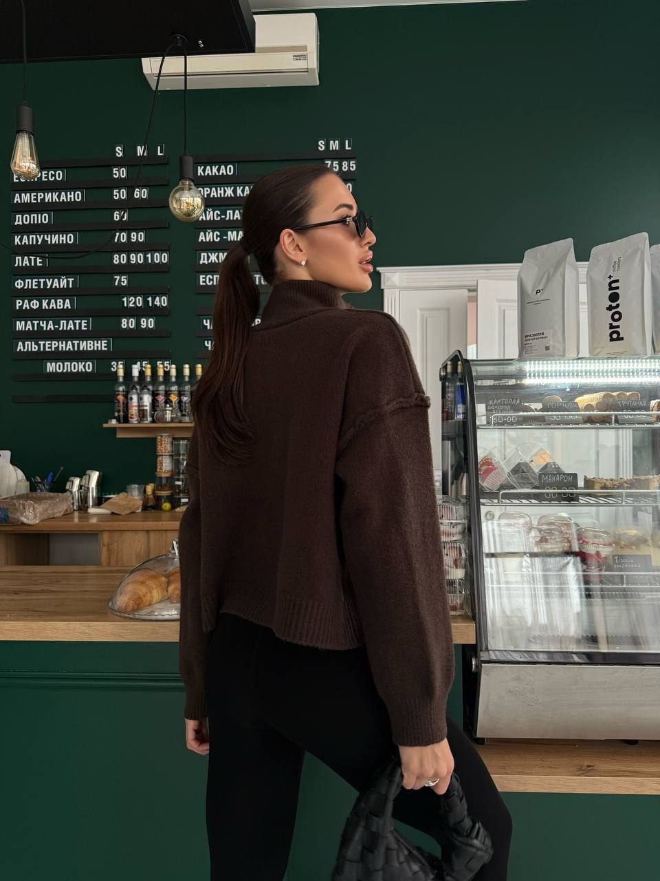 Бомбер “Nelly” з кашеміру на блискавці - Зображення 7