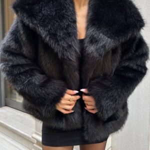 Шуба “Amanda” з обʼємного штучного хутра