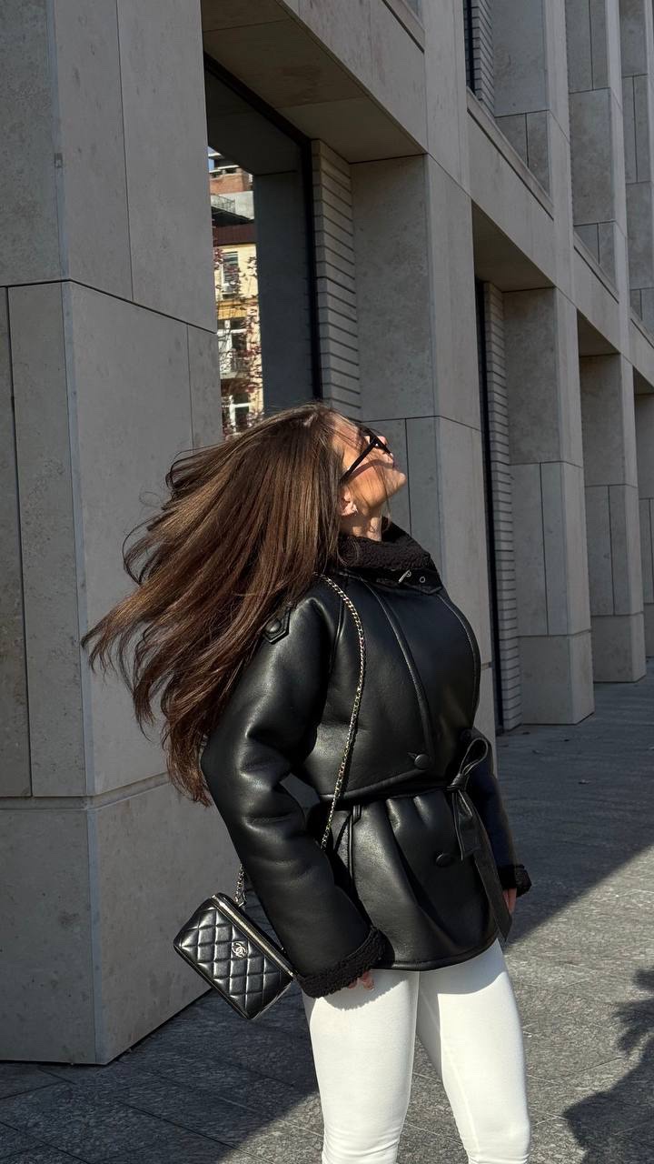 Дублянка “Bonna” з поясом - Зображення 2