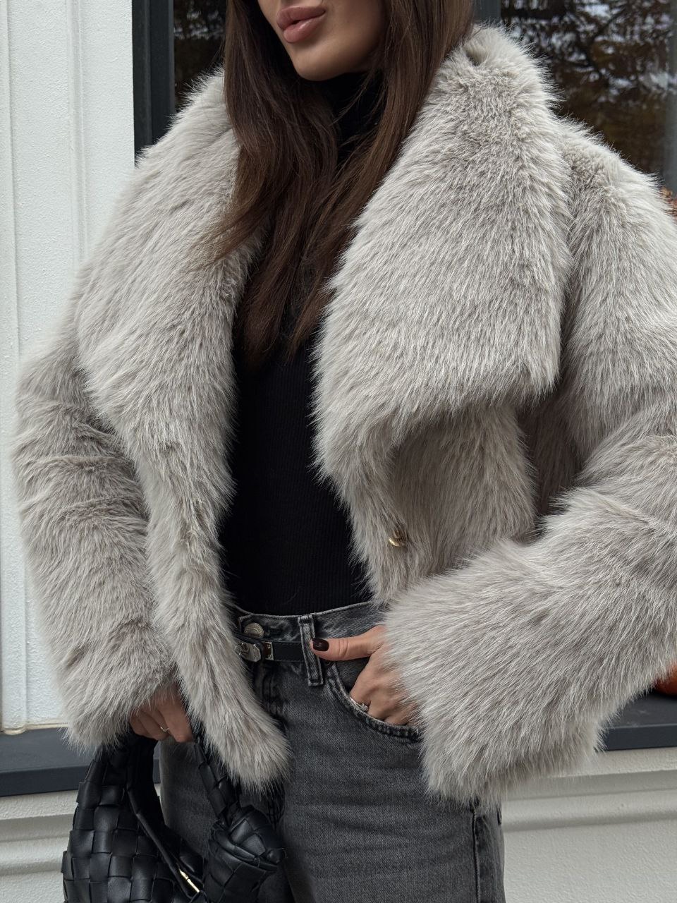 Шуба “Aurora” зі штучного хутра - Зображення 4